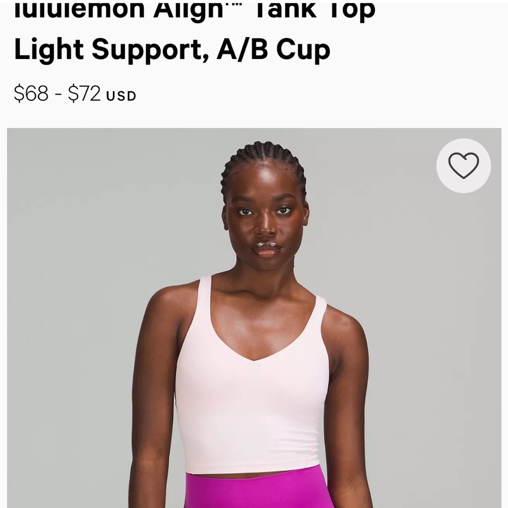 GUC Lululemon Align Tank